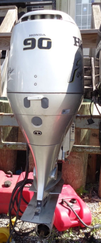 PRE-OWNED 1997 HONDA BF90 90 HP 4-STROKE 20" OUTBOARD MOTOR — Second-Hand Outboards