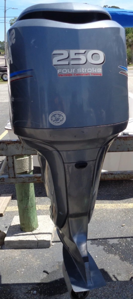 PRE-OWNED 2012 YAMAHA F225 225HP 25" FOUR STROKE OUTBOARD BOAT MOTOR — Used Outboards