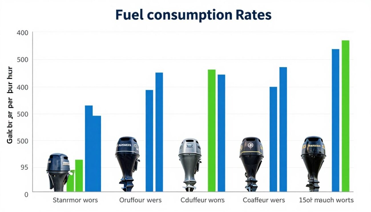 Fuel efficiency comparison chart for pontoon outboard motors