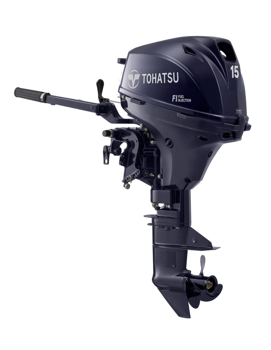 Tohatsu-15HP-MFS15EL.jpg Tohatsu 15HP MFS15EL Outboard Motor - Image 1