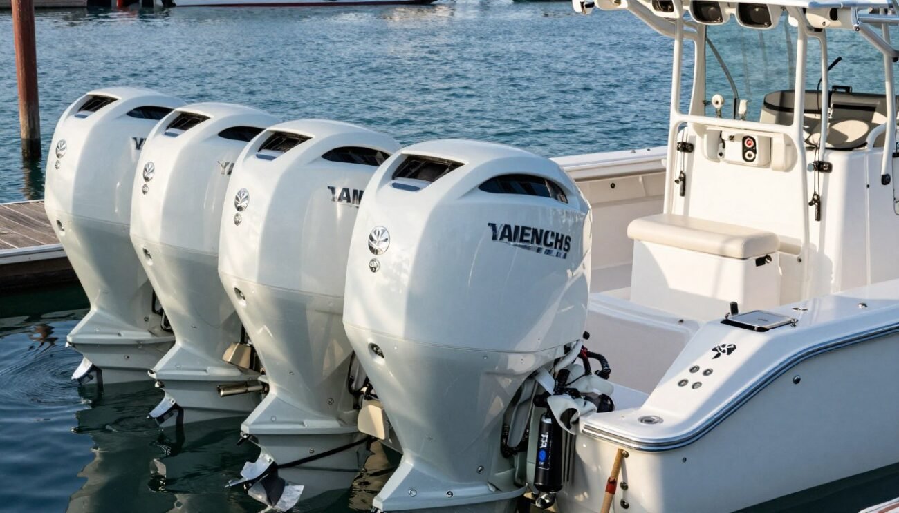 best outboard motors for fishing boats mounted on transom