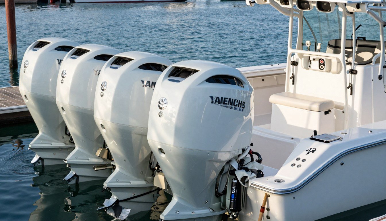 best outboard motors for fishing boats mounted on transom